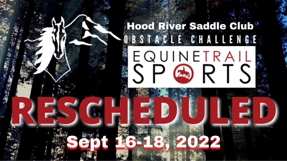 HRSC ETS Obstacle Challenge RESCHEDULED FOR SEPT 16-18 ’22